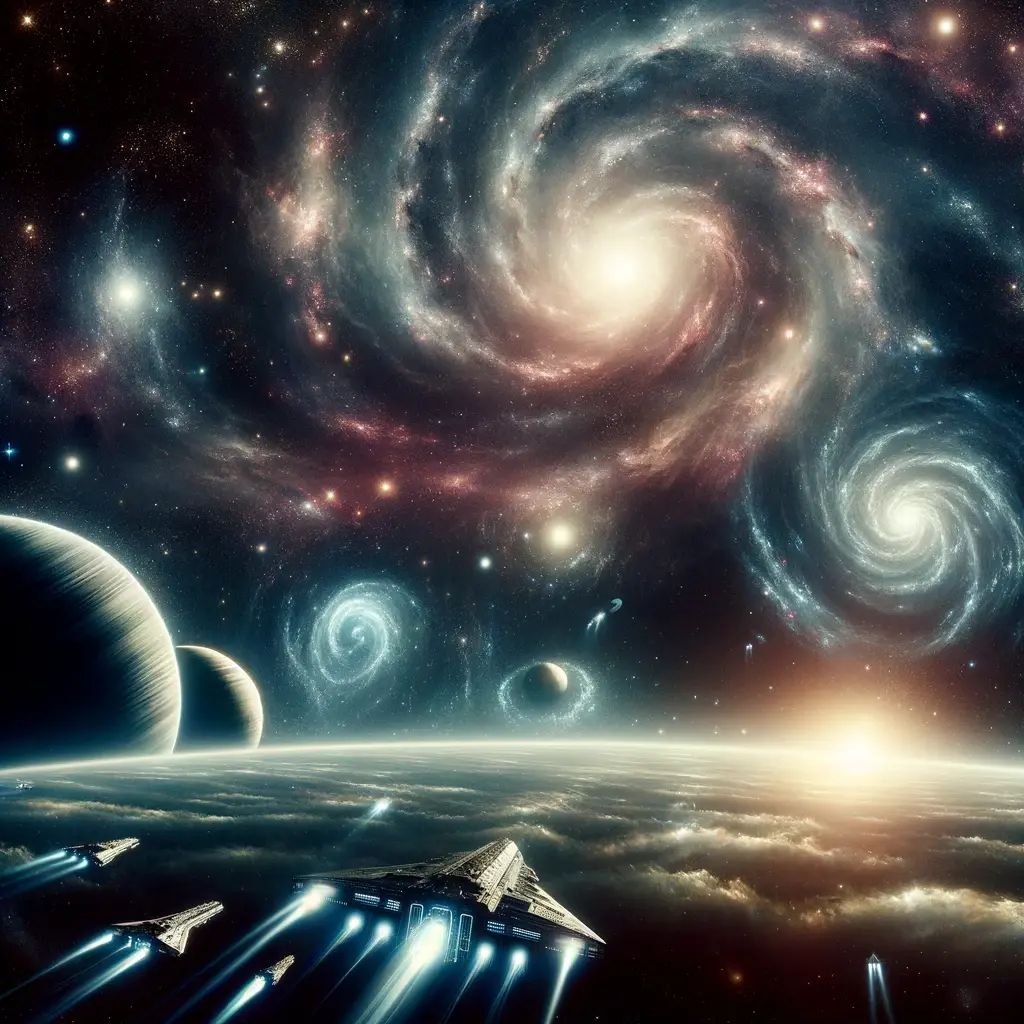 A picture of a galaxy
