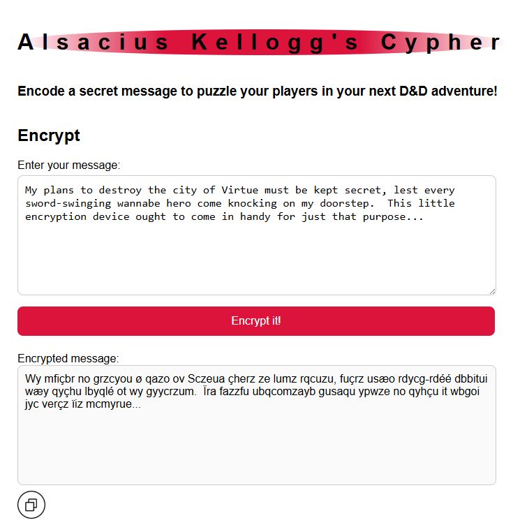 A picture of part of the website